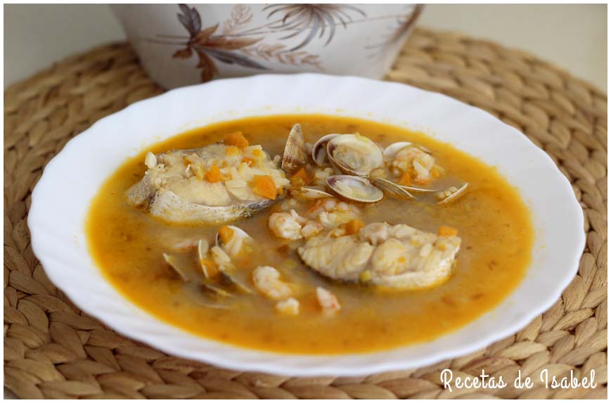 Receta de sopa de pescado fácil - Recetas de Isabel