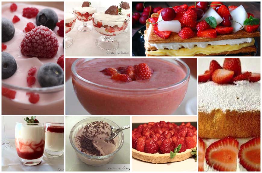 8 recetas con fresas muy fáciles