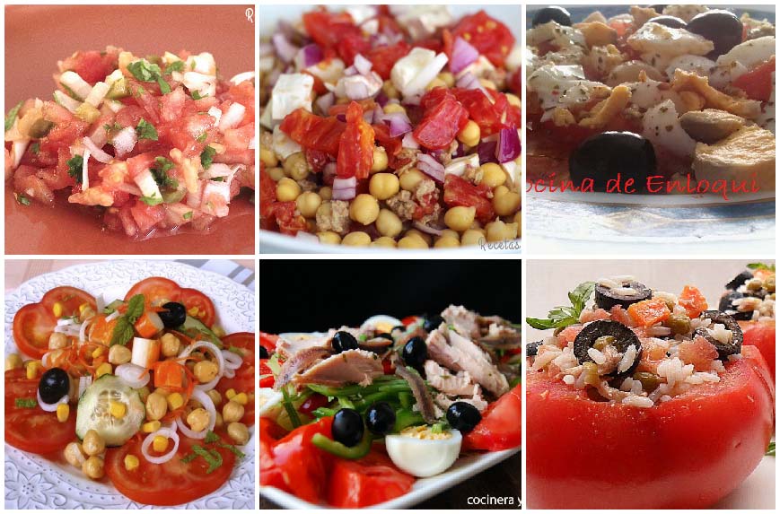 6 recetas con tomates para comer frías