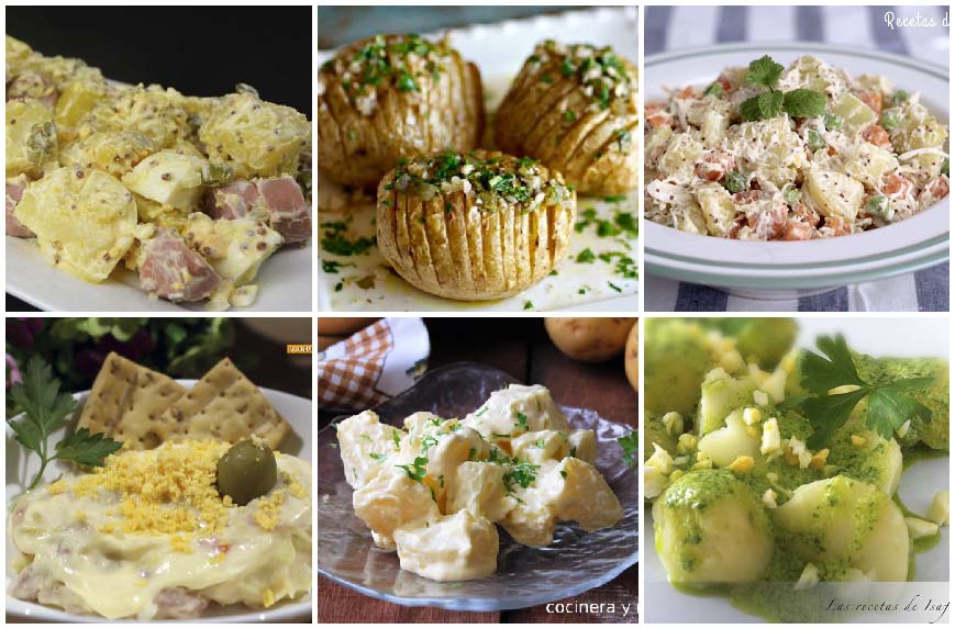 6 recetas de ensaladas de patatas