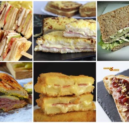 Recetas de sándwiches caseros variados