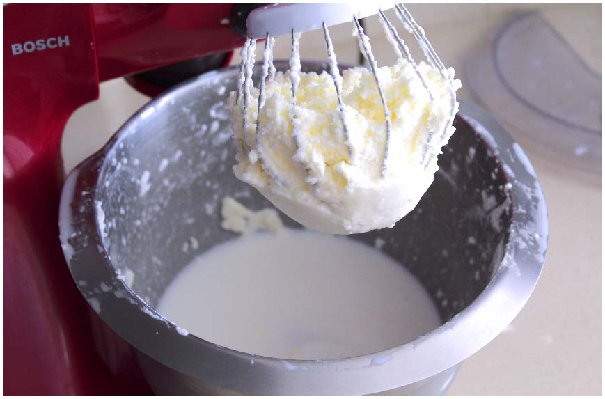 Cómo hacer mantequilla en diez minutos