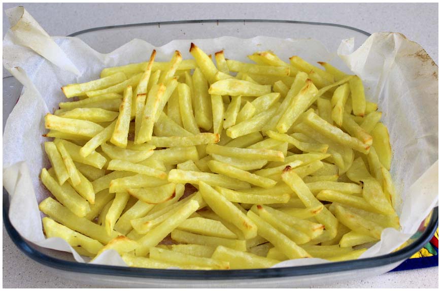 Cómo hacer patatas fritas al horno fáciles