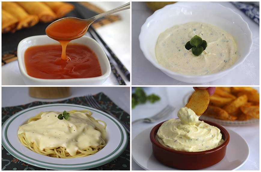 4 recetas de salsas para todo tipo de platos