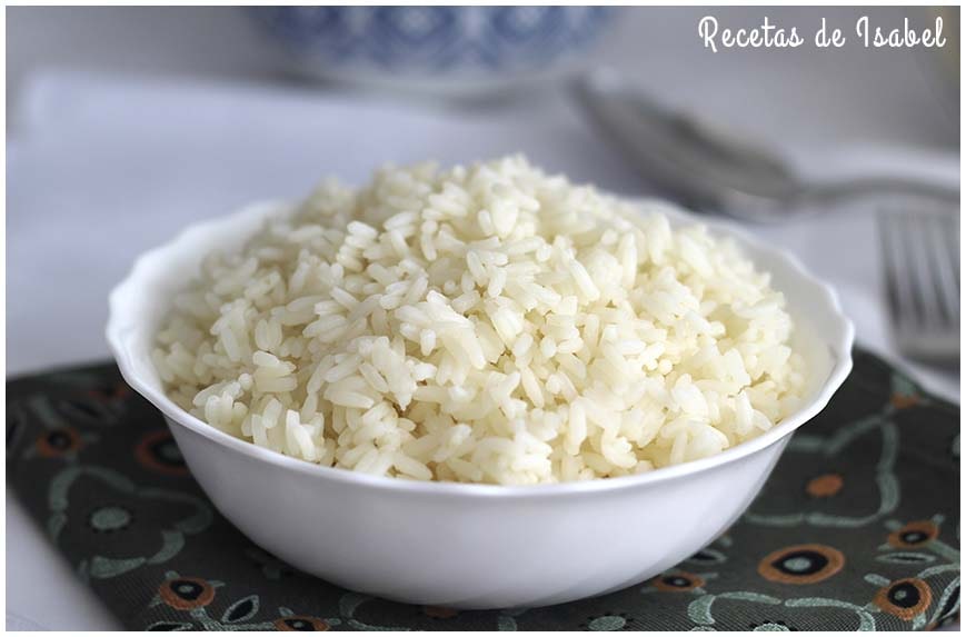 Cómo hacer arroz blanco que quede suelto - Recetas de Isabel