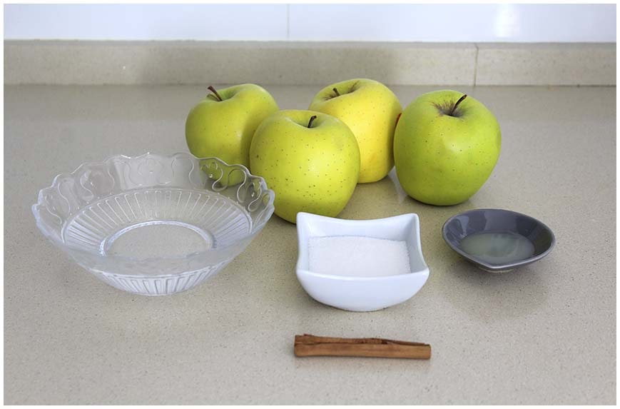 Compota de manzana, receta tradicional muy fácil
